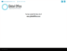 Tablet Screenshot of nasc.globaloffice.co.nz